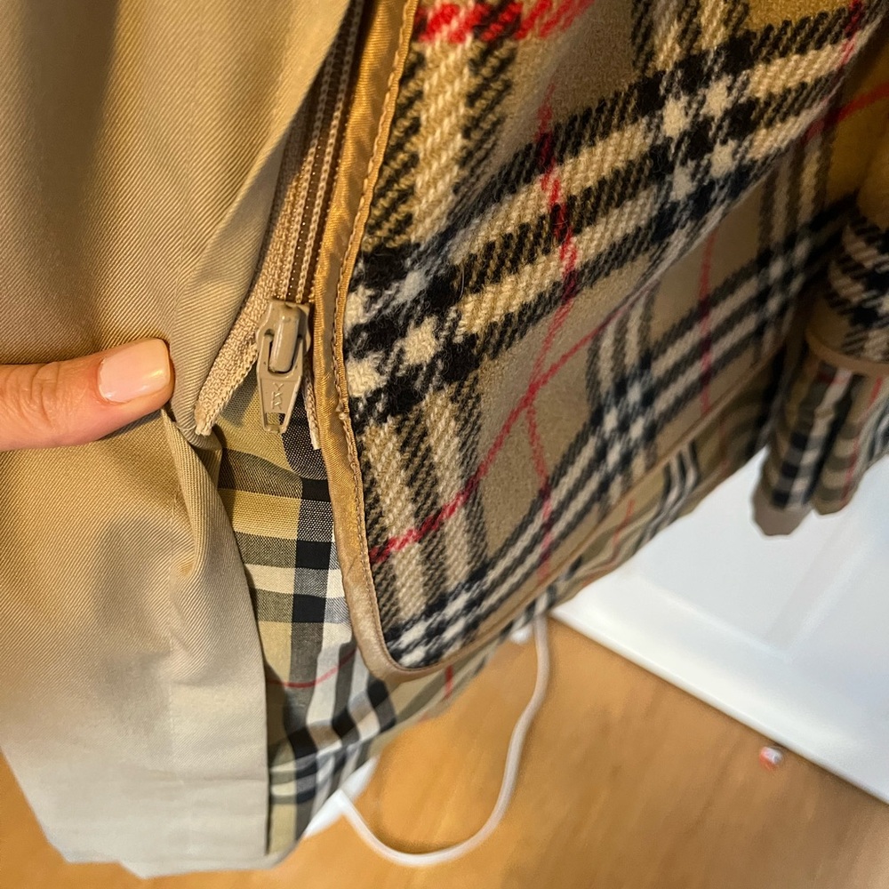 Vintage Burberry Removable Wool Lined Trench Coat - Picture 5 of 16